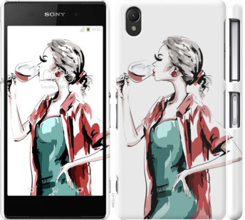 

Чохол Дівчина з келихом на Sony Xperia Z2 D6502/D6503 841562