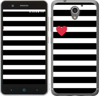 

Чехол Черно-белые полосы для ZTE A510 752256