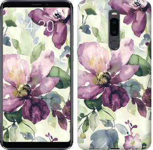 

Чохол Квіти аквареллю на Meizu Note 8 688691