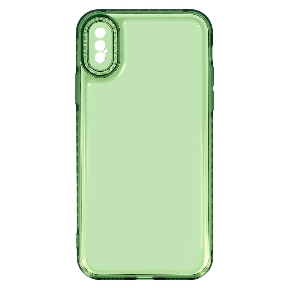 Чехол TPU Starfall Clear для Apple iPhone XS Max (6.5") (Зеленый)