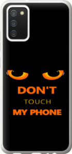 Чехол Don't touch the phone для Samsung Galaxy A02s A025F