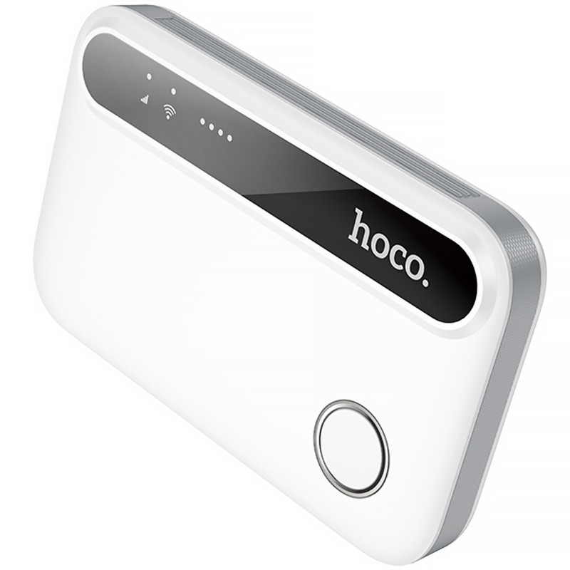 Фото Портативный модем WiFi роутер Hoco HI41 150Mbps (Micro SIM) 2100 mAh (White) в магазине vchehle.ua