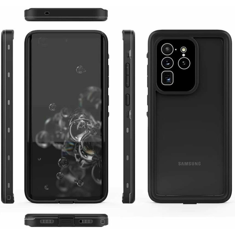 Фото Водонепроницаемый чехол Shellbox для Samsung Galaxy S20 Ultra (Черный) на vchehle.ua