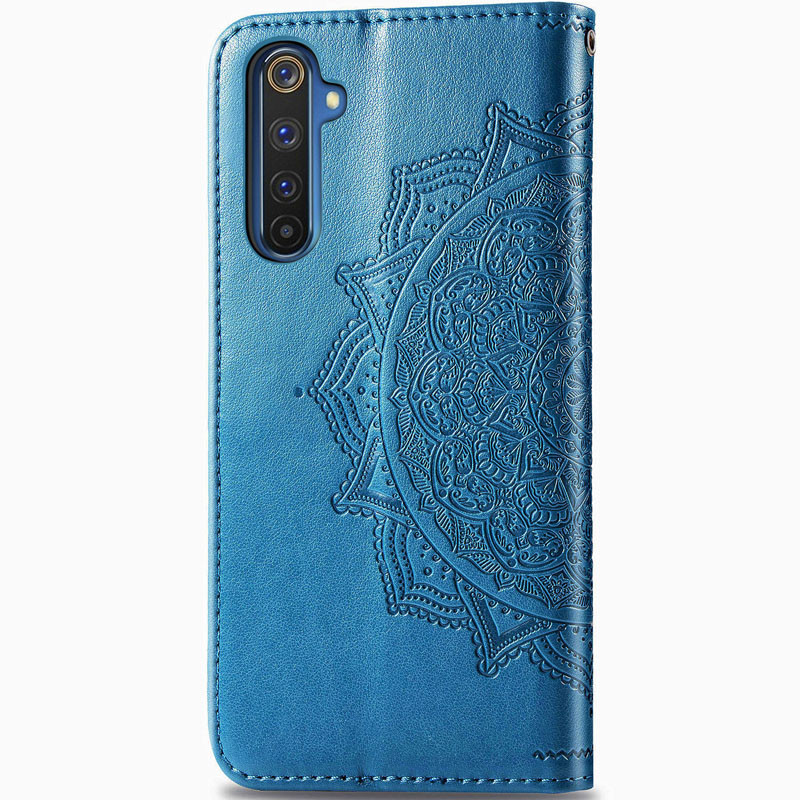 Замовити Шкіряний чохол-книжка Art Case з візитницею на Realme 6 (Синій) на vchehle.ua