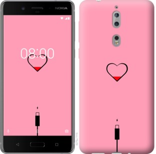 

Чехол Подзарядка сердца1 для Nokia 8 730480