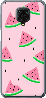 Чехол Розовый арбуз для Xiaomi Redmi Note 9 Pro