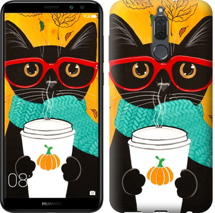 

Чохол Осінній кіт на Huawei Mate 10 Lite 639853