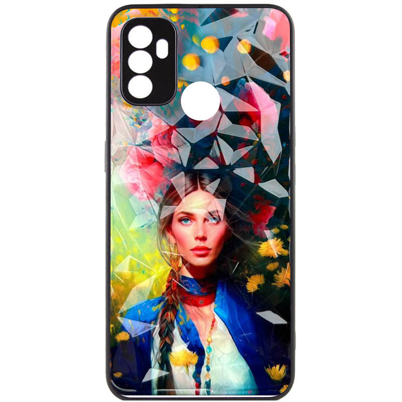 TPU+PC чохол Prisma Ladies на Oppo A53 / A32 / A33 (Peonies)