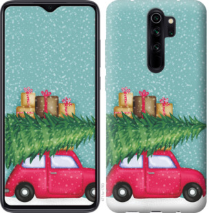 

Чехол Машина с подарками для Xiaomi Redmi Note 8 Pro 867608
