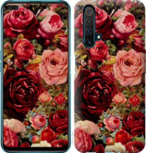 Чехол Цветущие розы для Realme X50