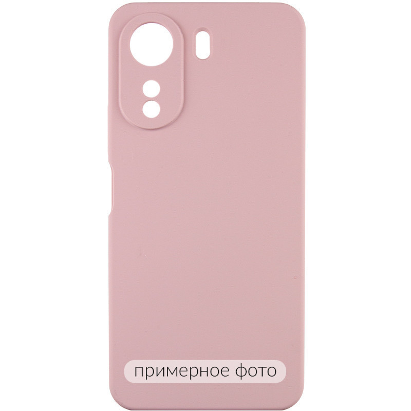 Чохол TPU GETMAN Liquid Silk Full Camera на Xiaomi Redmi 13C / Poco C65 (Рожевий / Pink Sand)