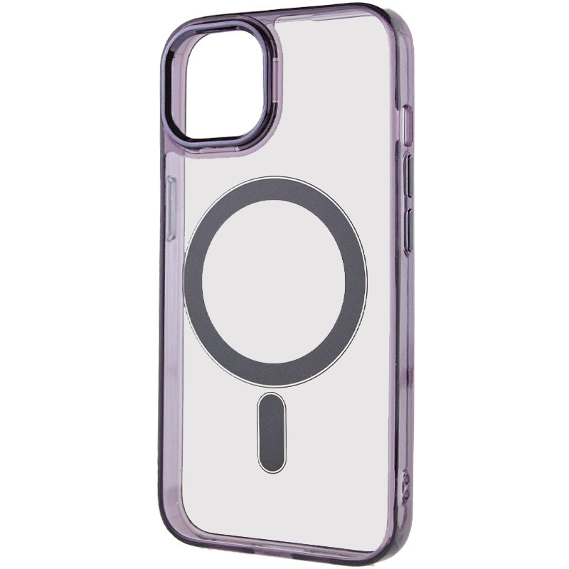 Фото Чохол TPU Iris with Magnetic safe на Apple iPhone 14 (6.1") (Чорний) в маназині vchehle.ua