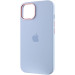 Фото Чохол Silicone Case Metal Buttons (AA) на Apple iPhone 12 Pro Max (6.7") (Блакитний / Cloud Blue) в маназині vchehle.ua