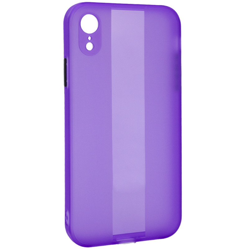 Чохол TPU Glossy Line Full Camera на Apple iPhone XR (6.1") (Бузковий)