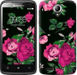 

Чехол Розы на черном фоне для Lenovo S820 546937