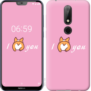 

Чехол Люблю1 для Nokia 6.1 Plus 804981