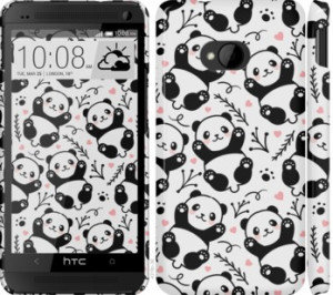Чехол Панды для HTC One M7