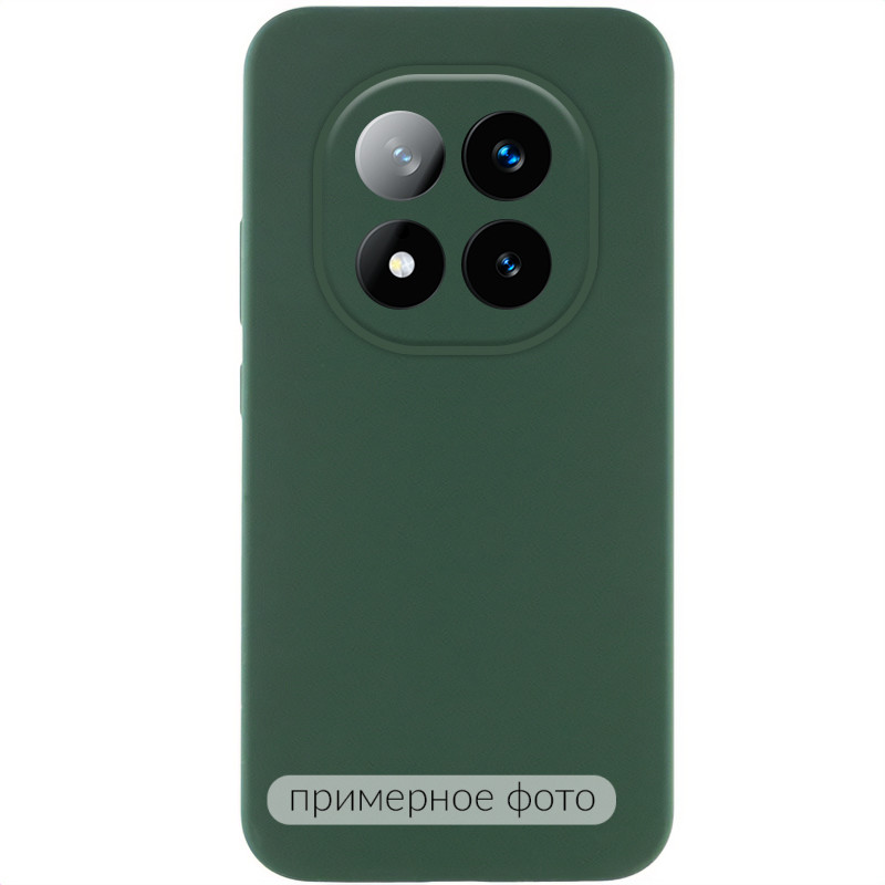 Чохол Silicone Cover Lakshmi Full Camera (AAA) на Xiaomi Redmi A5 / Poco C71 (Зелений / Cyprus Green)