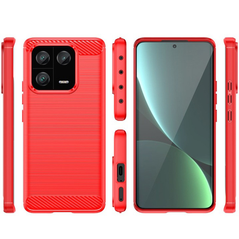 Фото TPU чохол Slim Series на Xiaomi 13 Pro (Червоний) на vchehle.ua