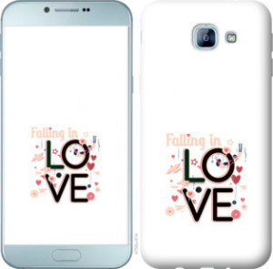 Чехол falling in love для Samsung Galaxy A8 (2016) A810