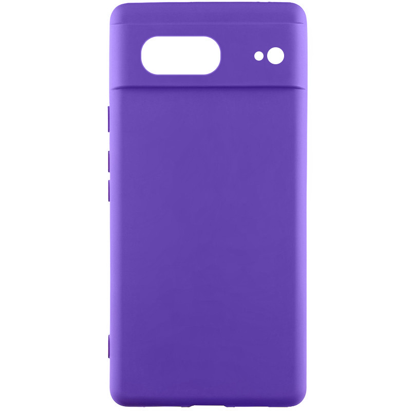 Чехол Silicone Cover Lakshmi Full Camera (AAA) для Google Pixel 7 (Фиолетовый / Amethyst)