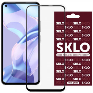 Захисне скло SKLO 3D (full glue) на Xiaomi Mi 11