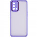 Фото TPU+PC чохол Accent на Oppo A74 4G (White / Purple) на vchehle.ua