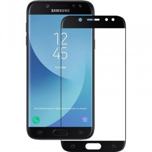 Захисне скло 2.5D CP + (full glue) на Samsung J730 Galaxy J7 (2017)