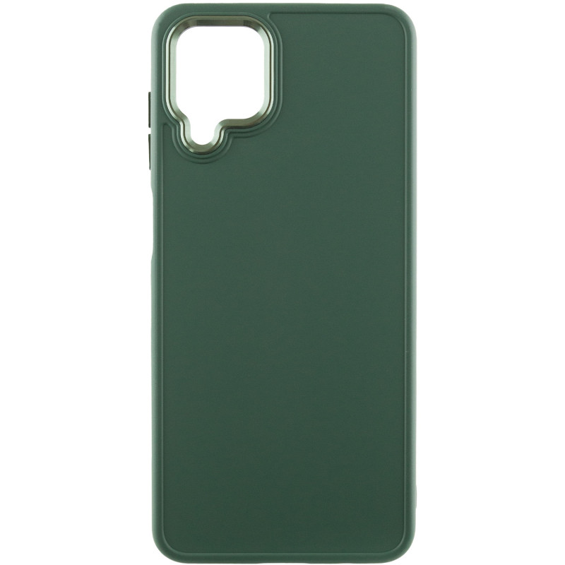 Фото TPU чохол Bonbon Metal Style на Samsung Galaxy A12 (Зелений / Pine green) на vchehle.ua