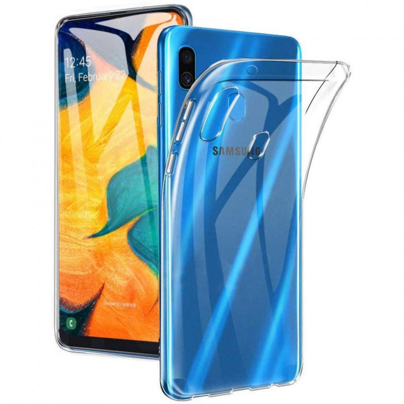 TPU чехол Epic Transparent 1,5mm для Samsung Galaxy A20 / A30 (Бесцветный (прозрачный))