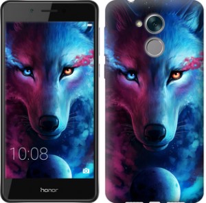 Чохол Арт-вовк на Huawei Honor 6C Pro