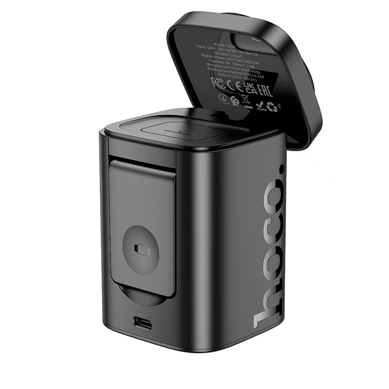 БЗП Hoco CQ20 Clever 3in1 15W (Black) в магазині vchehle.ua