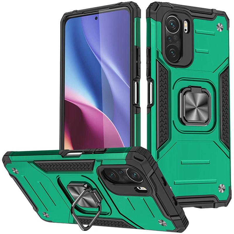 

Ударостійкий чохол Union Ring for Magnet для Xiaomi Redmi Note 10 (Зелений) 1200670