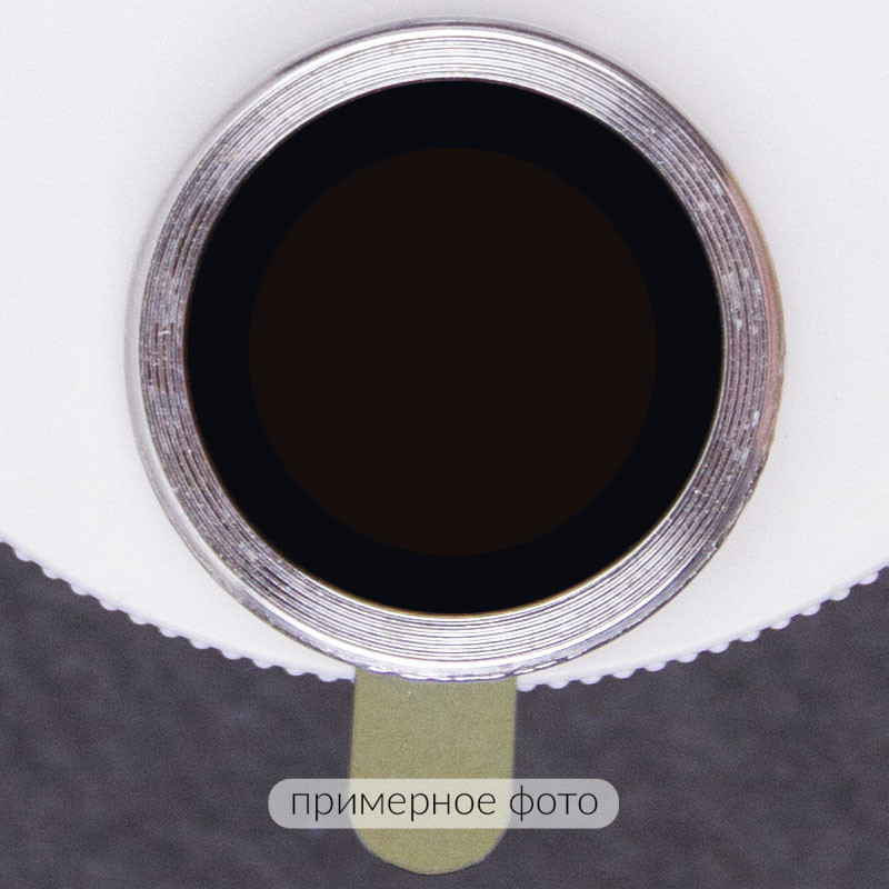 Фото Защитное стекло Metal Classic на камеру (в упак.) для Apple iPhone 17 (6.3") (Серебряный / Silver) на vchehle.ua