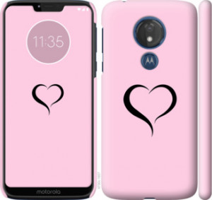 Чохол Серце 1 на Motorola Moto G7 Power