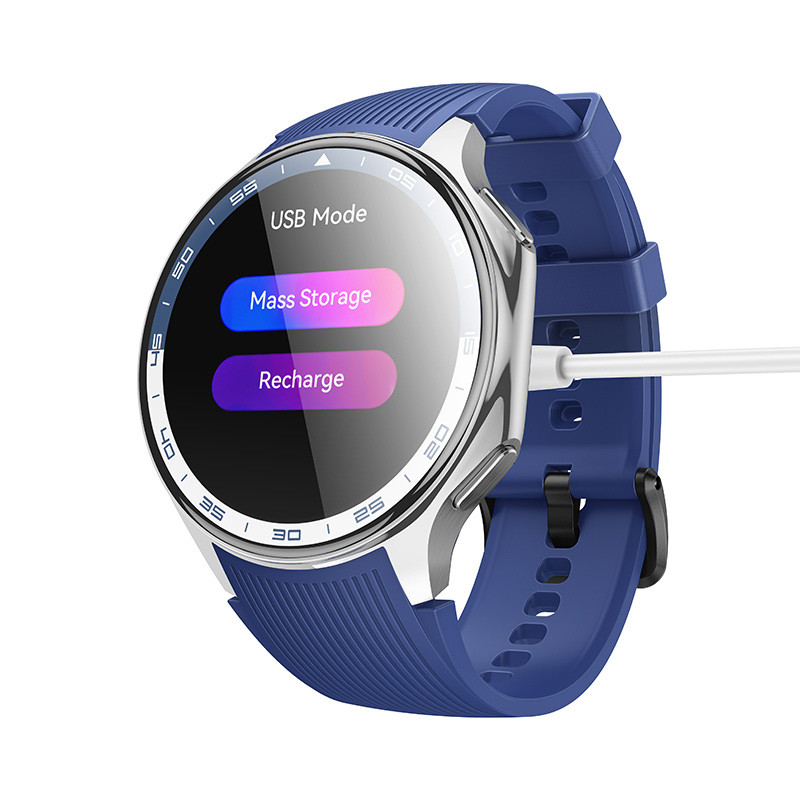 Фото Смарт-годинник Hoco Smart Watch Y24 AMOLED Smart sports watch (call version) (Silver) на vchehle.ua