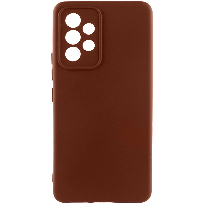 Чохол Silicone Cover Lakshmi Full Camera (AA) на Samsung Galaxy A52 4G / A52 5G / A52s (Коричневий / Brown)