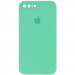 Чохол Silicone Case Square Full Camera Protective (AA) на Apple iPhone 7 plus / 8 plus (5.5") (Зелений / Spearmint)