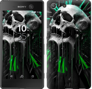 

Чехол Череп-часы для Sony Xperia M5 Dual 352902