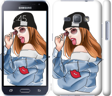 

Чехол Девушка v3 для Samsung Galaxy J1 (2016) Duos J120H 842794