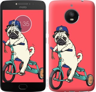 

Чехол Мопс на велосипеде для Motorola Moto G7 Power 703045