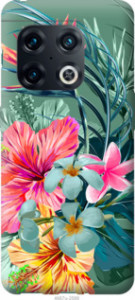 Чохол Тропічні квіти v1 на OnePlus 10 Pro