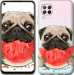 Чехол Мопс и арбуз для Huawei P40 Lite