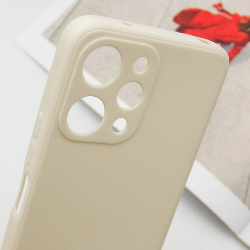 Купить Силиконовый чехол Candy Full Camera для Xiaomi Redmi 12 (Бежевый / Antique White) на vchehle.ua