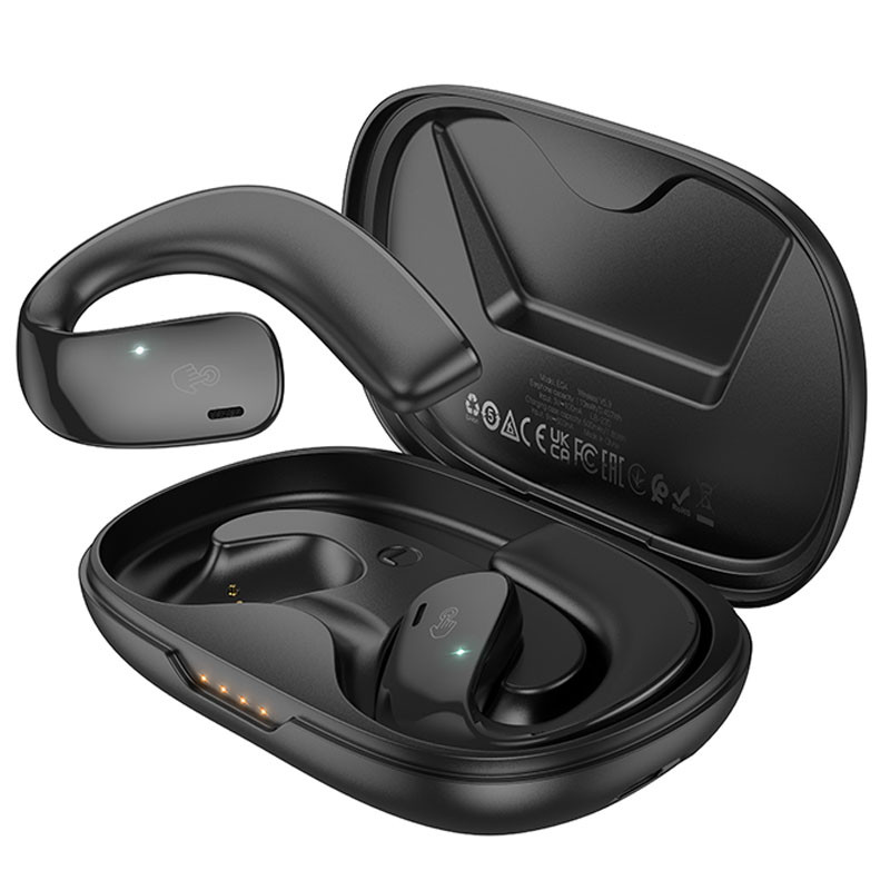 Уцінка Бездротові TWS навушники Hoco EQ4 Graceful (Розкрита упаковка / Black)