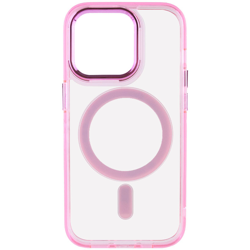 Чехол TPU Iris with Magnetic safe для Apple iPhone 14 Pro (6.1") (Розовый)