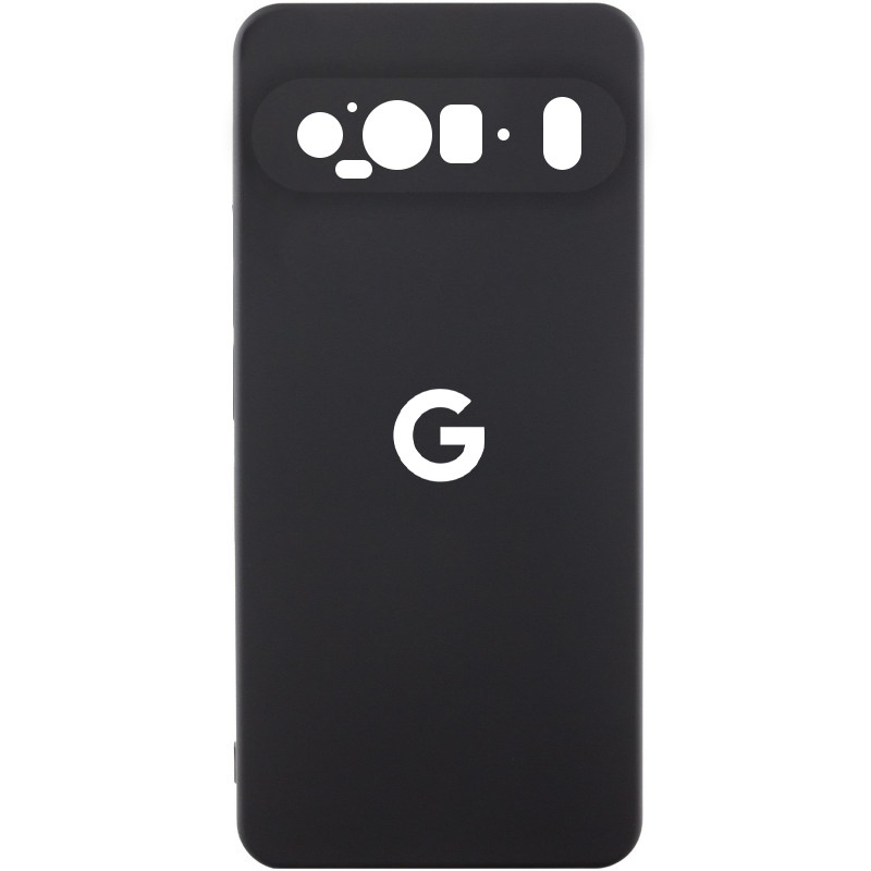 Чехол Silicone Cover Lakshmi Full Camera (AA) with logo для Google Pixel 9 Pro XL (Черный / Black)