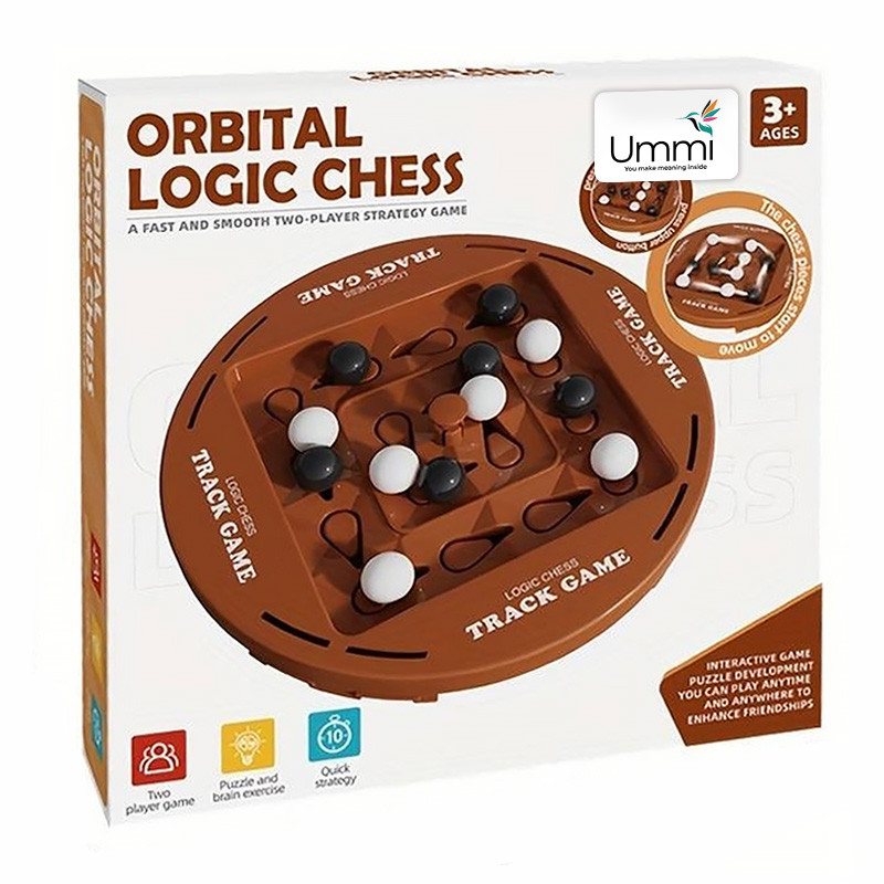 Купити Настільна інтерактивна ігра Ummi ME-155 Orbital Logic Chess (Brown) на vchehle.ua