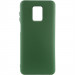 Чохол Silicone Cover Lakshmi (AA) на Xiaomi Redmi Note 9s / Note 9 Pro / Note 9 Pro Max (Зелений / Dark green)