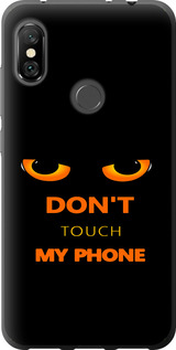 Чехол Don't touch the phone для Xiaomi Redmi Note 6 Pro